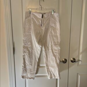 Sanctuary White Capris Lightweight Cotton
